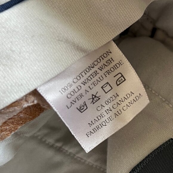 Vintage Corduroy High Rise Waisted Cropped Trousers Preppy Academia Fall Pants - Picture 4 of 6